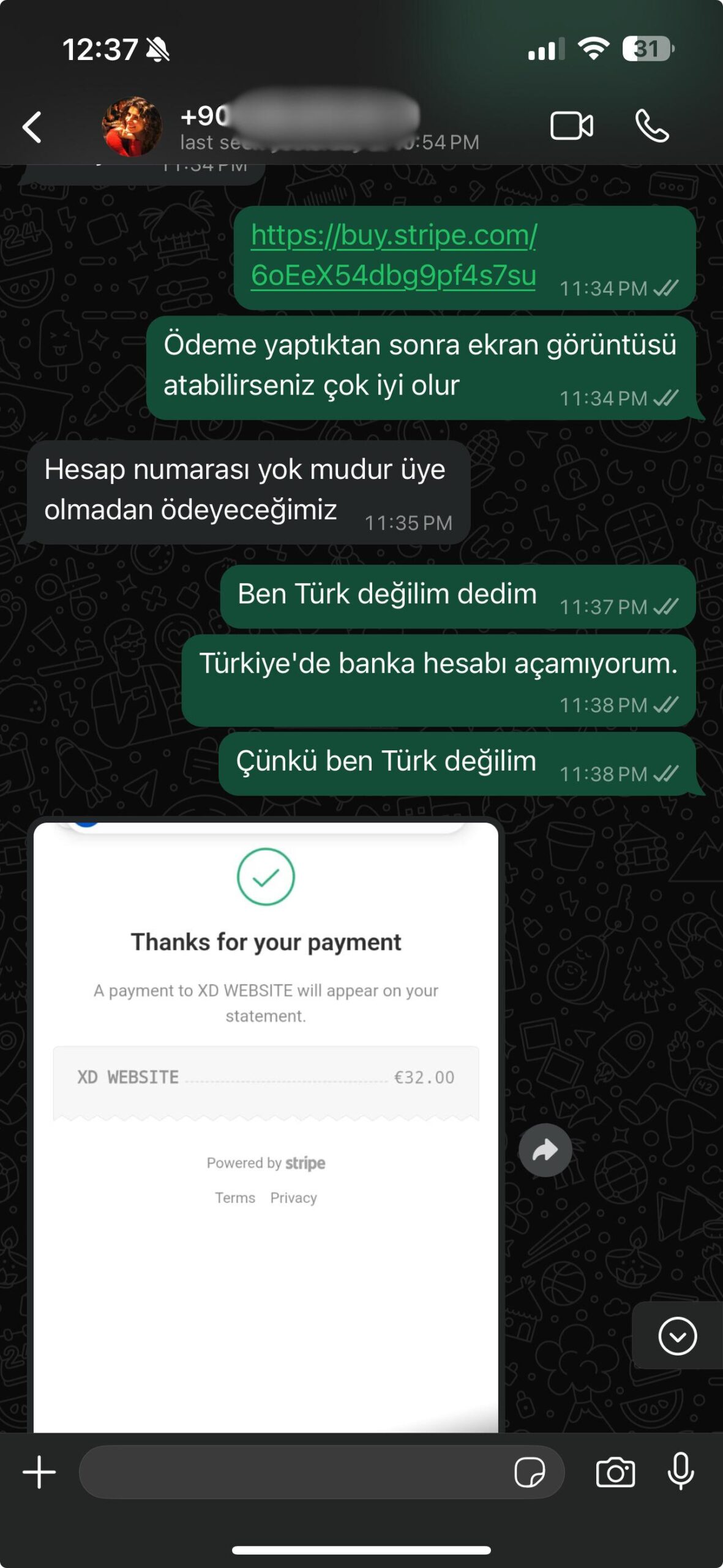 Smart IPTV ödeme kanıtı