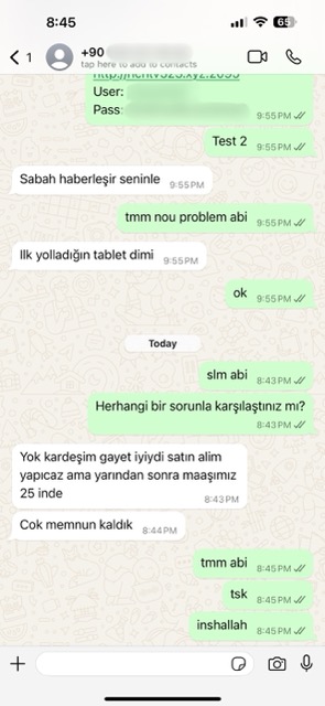 Müşteri Yorumu 1
