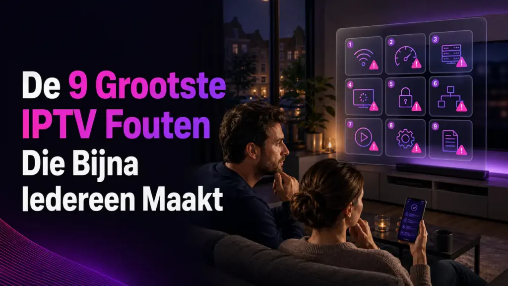 IPTV fouten voorkomen bij een Smart TV-installatie