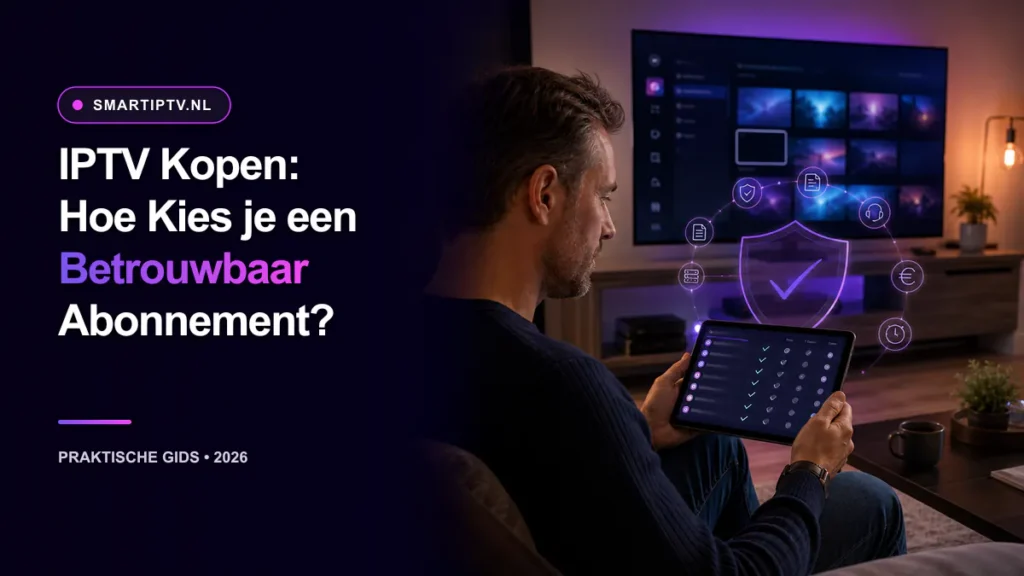 Betrouwbaar IPTV abonnement controleren met negen duidelijke checks