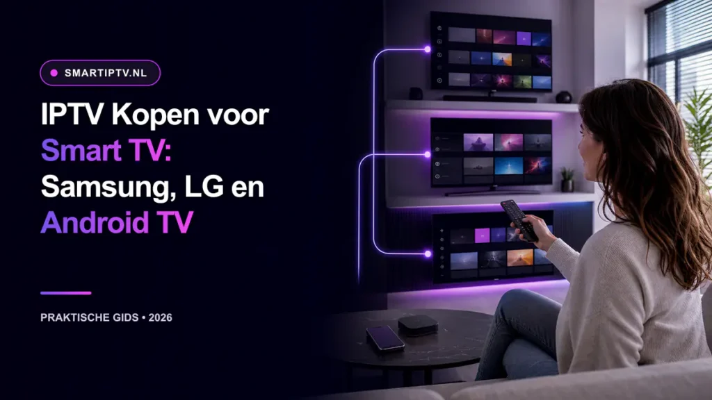 IPTV kopen voor Smart TV met Samsung LG en Android TV vergelijking