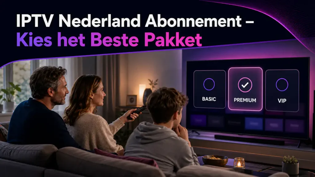 IPTV Nederland abonnement kiezen tussen Basic Premium en VIP