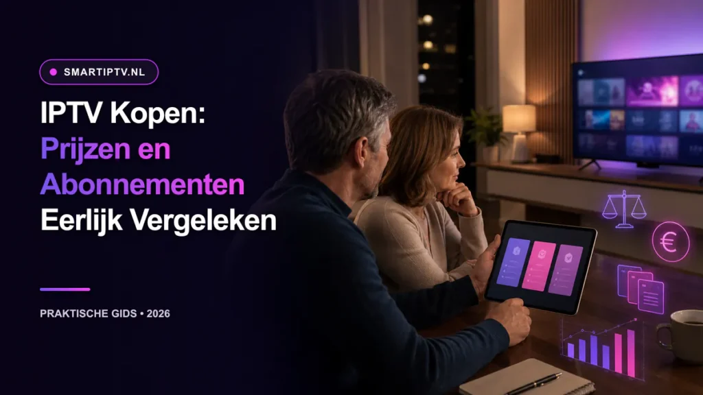 IPTV prijzen en abonnementen eerlijk vergelijken in twaalf opties
