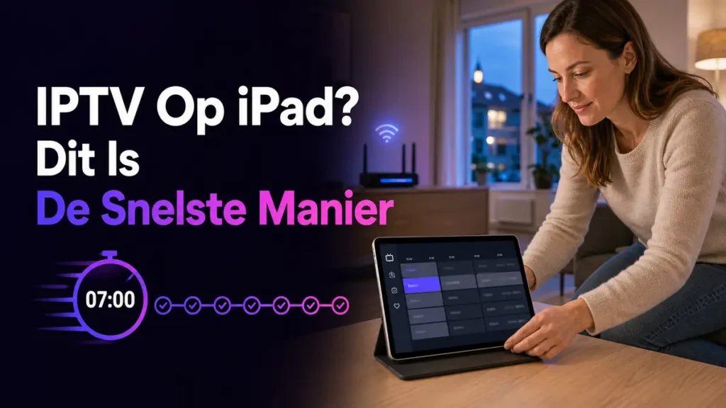 IPTV op iPad via de snelste installatie in zeven stappen