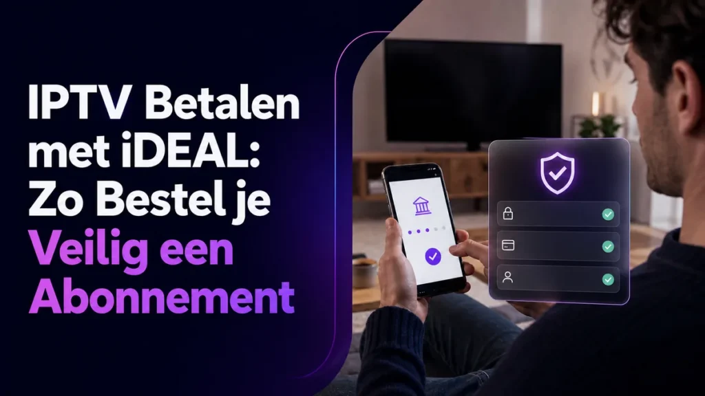 IPTV betalen met iDEAL met zeven veiligheidschecks