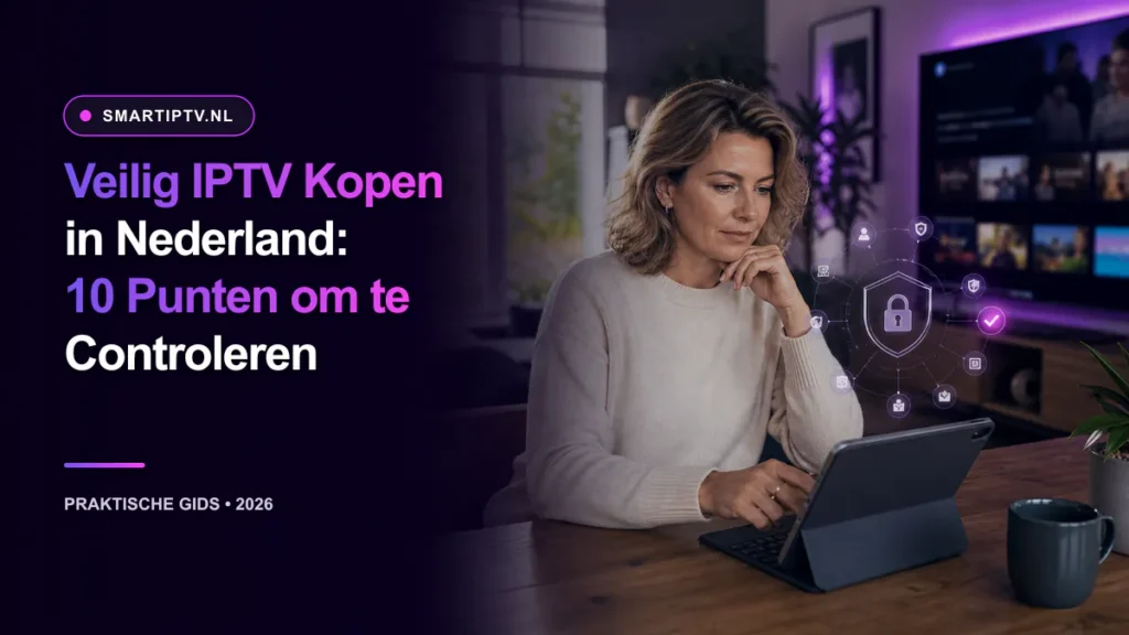 Veilig IPTV kopen in Nederland met tien controlepunten
