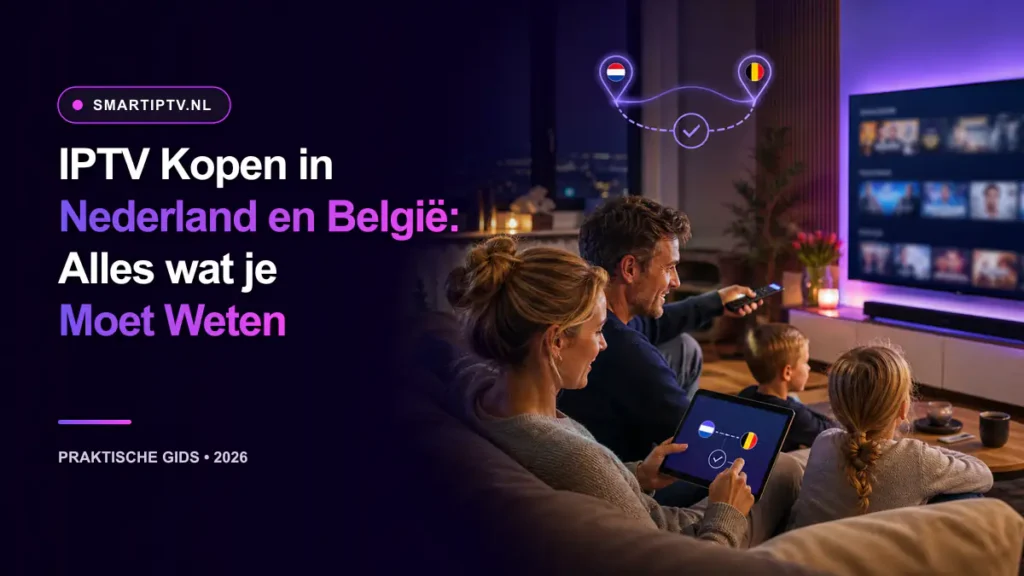 IPTV kopen in Nederland en België met negen regionale tips