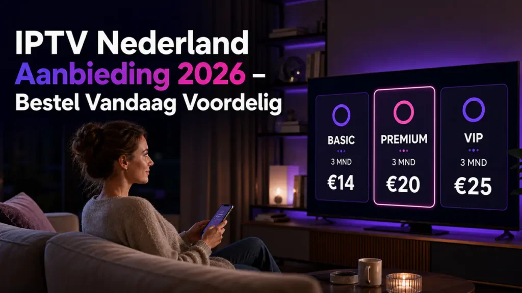 IPTV Nederland aanbieding 2026 met actuele pakketten vergelijken