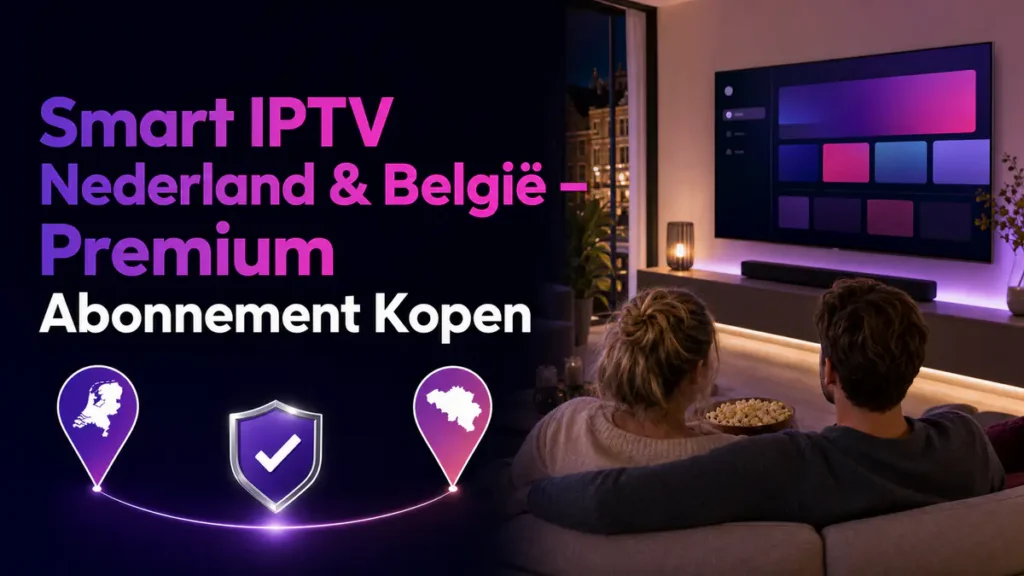 Smart IPTV premium abonnement voor Nederland en België