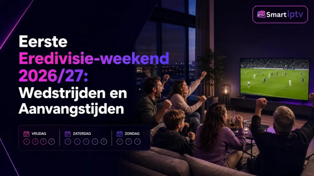 Eerste Eredivisie-weekend 2026 27 wedstrijden en aanvangstijden
