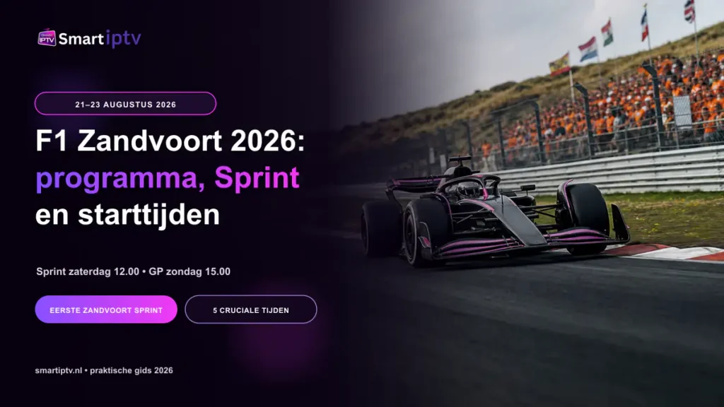 F1 Zandvoort 2026 programma sprint en Nederlandse starttijden