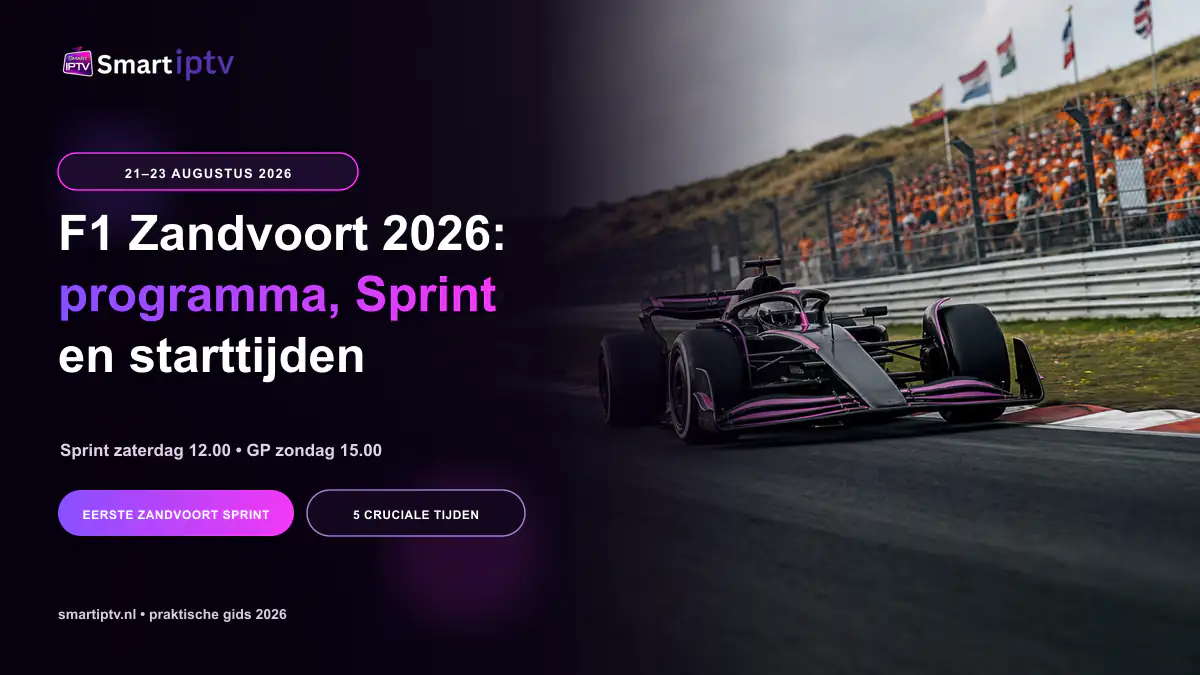 F1 Zandvoort 2026 programma sprint en Nederlandse starttijden