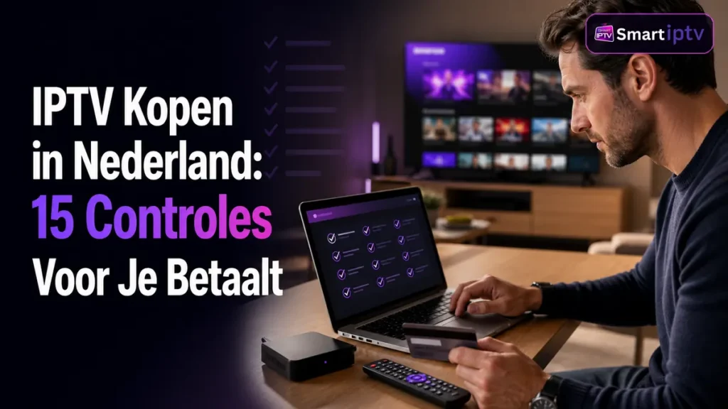 IPTV kopen in Nederland met 15 controles voor betaling