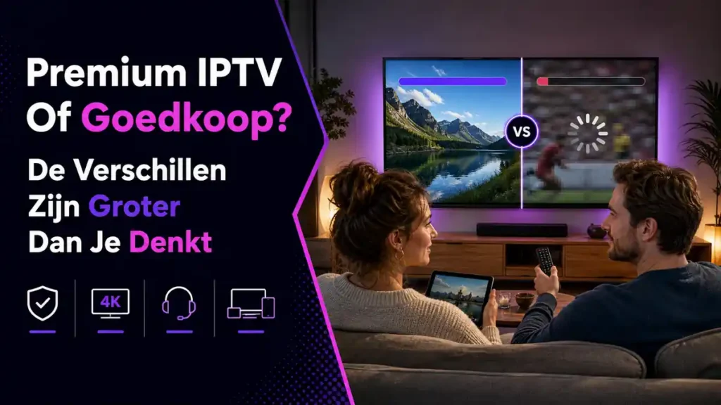 Premium IPTV en goedkope IPTV naast elkaar vergeleken