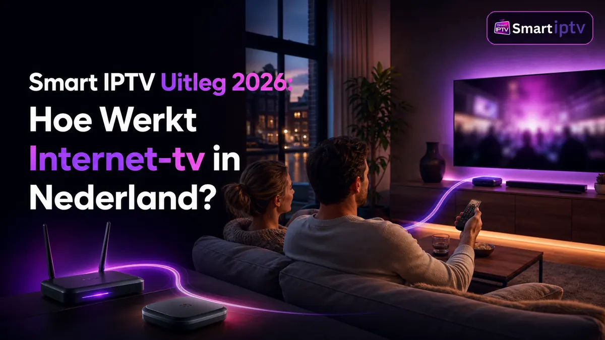 Smart IPTV uitleg 2026 over internet-tv in Nederland